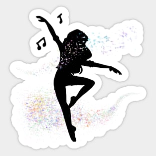 Daydream Out Loud - Dancer Silhouette 2 Sticker